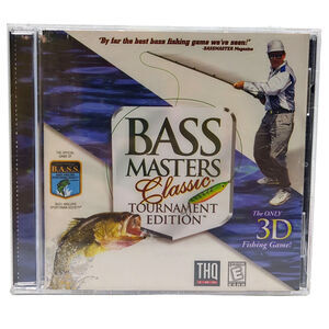 Bass Masters Classics Tournament Edition 3D Fishing PC Game THQ Brand New Sealed